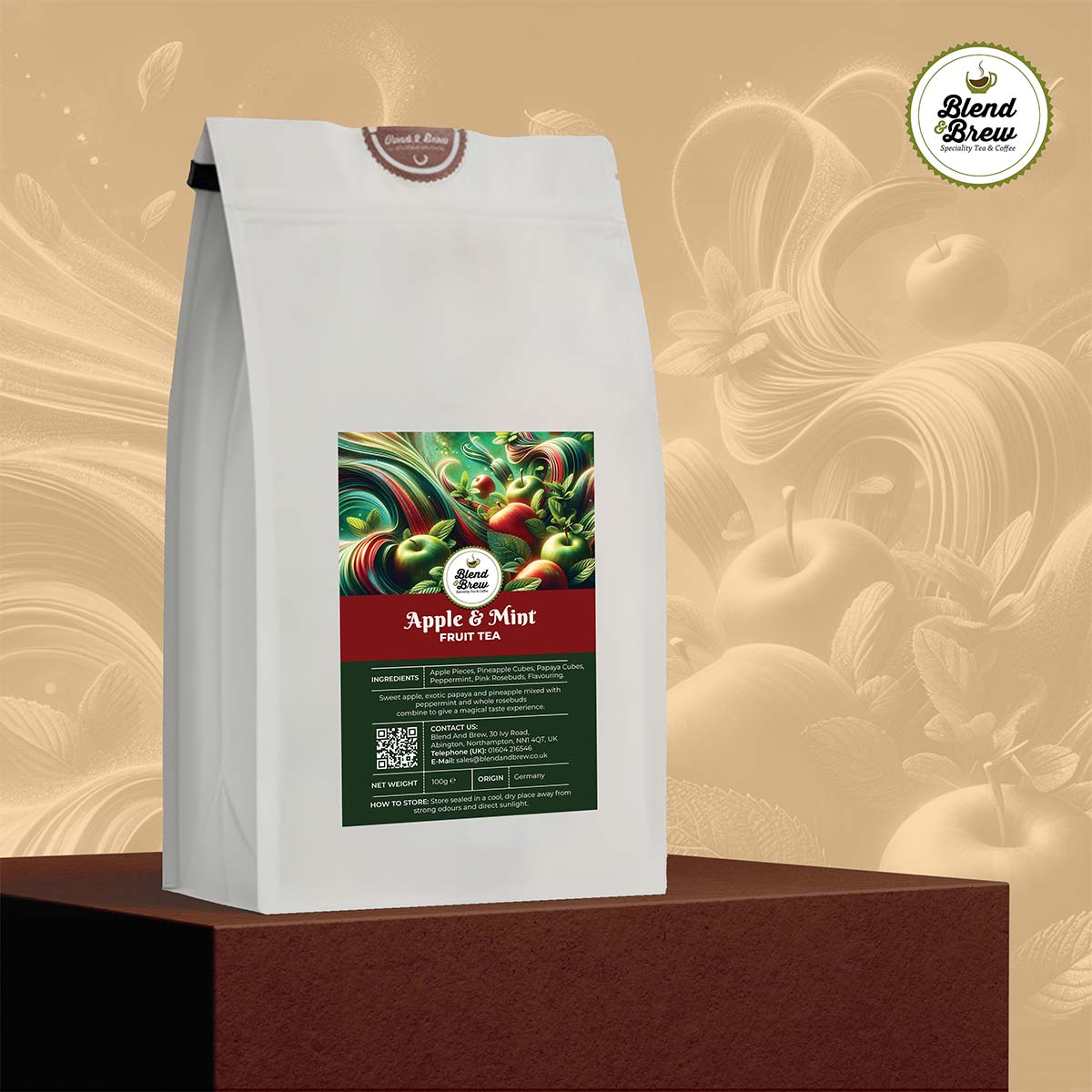 Apple and Mint – Fruit Tea Blend