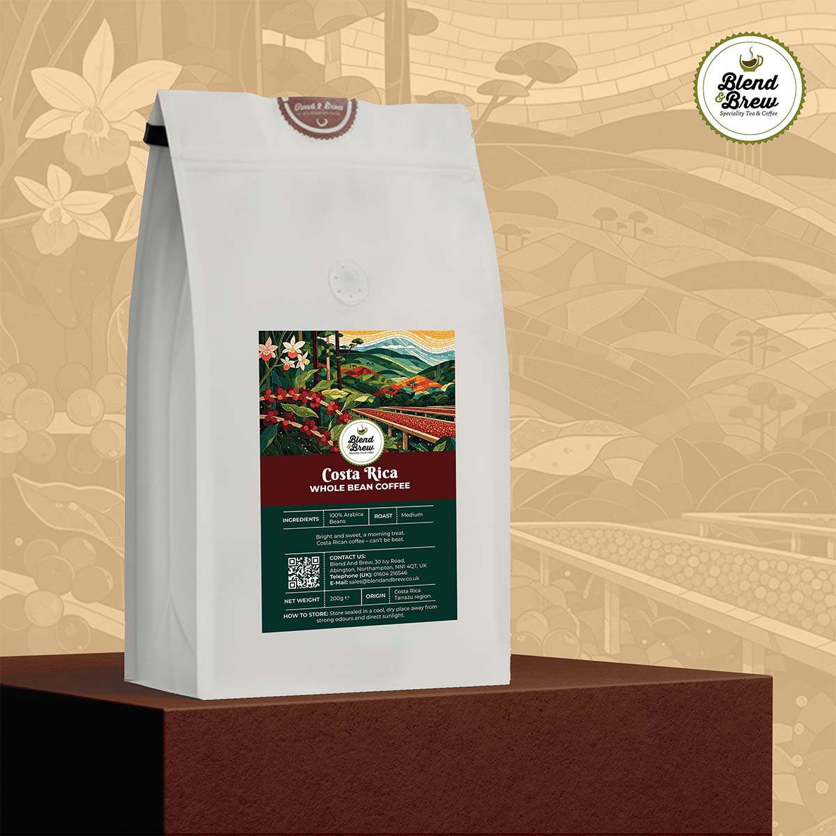 Costa Rica Tarrazu Coffee – Caramel, Plum & Liquorice Notes