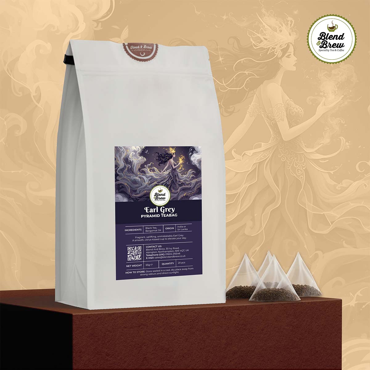 Earl Grey - Silk Pyramid Tea Bag