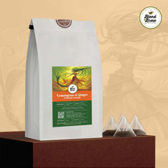 Lemongrass and Ginger - Silk Pyramid Tea Bag