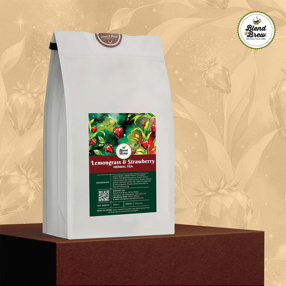 Lemongrass and Strawberry – Herbal Tea